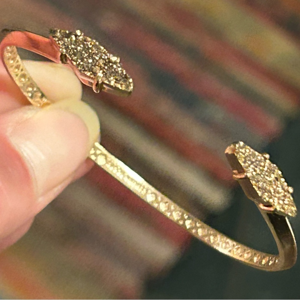 Kendra Scott Rose Gold Druzy Cuff